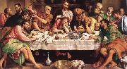 BASSANO, Jacopo The Last Supper ugkhk Sweden oil painting reproduction